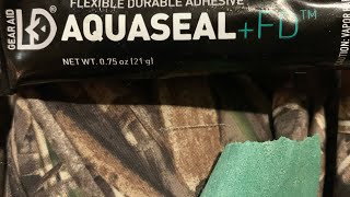 Quick repair to breathable chest waders [upl. by Amabil]