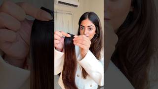 Easy Hairstyle for people with BIG EARS 👂 hairstyle trending haircolor makeup haircare hack [upl. by Fisa]