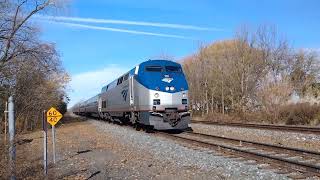 Amtrak 131 Leads Maple Leaf P064 Southbound to New York City [upl. by Dasha]