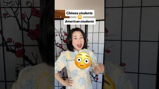 Chinese Students VS American Students 📚✏️😳 language learnchinese chinese lol funny mandarin [upl. by Bore]