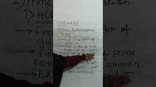 H C F by Prime Factorization method MadamBano MadamBano [upl. by Yrahca]