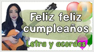 Feliz feliz cumpleaños Cover Canto cristiano para cumpleaños ♥️ 𝑳𝒆𝒕𝒓𝒂 𝒚 𝒂𝒄𝒐𝒓𝒅𝒆𝒔 ♩ ♫ ♬ alabanzas [upl. by Orly]