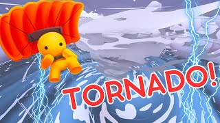 I skydived into a TORNADO Wobbly Life gameplay [upl. by Aenal558]