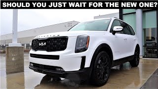 2022 Kia Telluride SX Prestige Nightfall Should You Just Wait For The New Telluride [upl. by Acirderf]