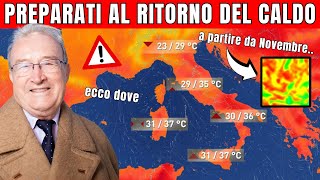 ALLERTA METEO PREPARATI AL RITORNO DEL CALDO👉ECCO QUANDO [upl. by Auka]