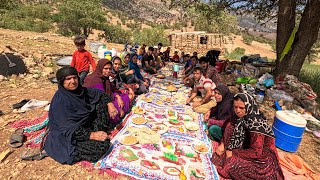 Making a Big pot tomato plov for Grandchildren Iran 2023 [upl. by Saraann]