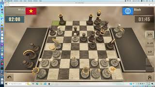 20241104 Một ván cờ vua hay trắng thắng Interesting chess match white won [upl. by Smail]