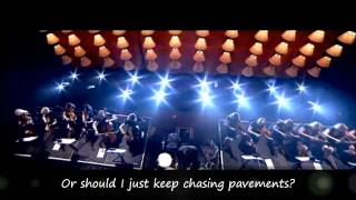 Adele  Chasing Pavements with Lyrics  Live at The Royal Albert Hall [upl. by Ethbun]