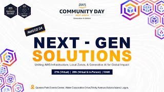 AWS Community Day West Africa 2024  Room 2 [upl. by Hut439]