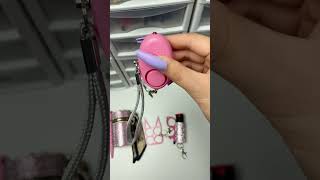 All Pink selfdefensekeychain asmrsounds safetyfirst safetytips womensfashion usa pink [upl. by Annirac]