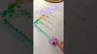 How to make sprinkles in easy technique diy art handmade [upl. by Eelyac]