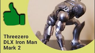 Threezero DLX Iron Man Mark 2 Figure Review [upl. by Pederson]