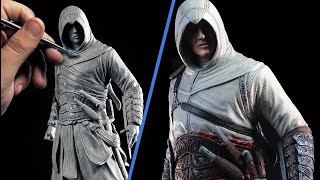 Sculpting Assassins Creed Altair IbnLaAhad Timelapse [upl. by Dita]