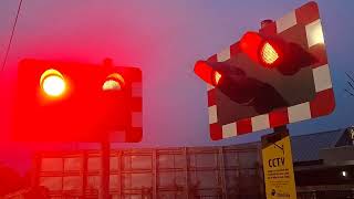 antrim station level crossing co antrim 91124 [upl. by Gill]