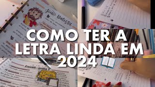 COMO TER A LETRA LINDA EM 2024 letra de computador 🖥️ [upl. by Salaidh]