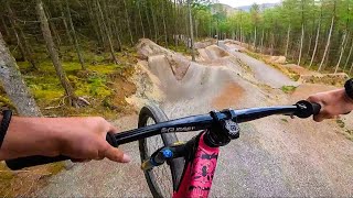 RIDING DOWNHILL FREERIDE LINES ON A DIRT JUMP BIKE FEELS INSANE [upl. by Ahearn390]