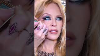 ✨ BACKSTAGE BEAUTY ✨ kylieminogue will have you SPINNING AROUND 🪩 MakeupBySofiaTilbury [upl. by Drazze890]