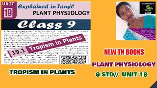 PLANT PHYSIOLOGY 1  TROPISM IN PLANTS  UNIT 19  9 TH STD  NEW TN BOOKS [upl. by Kalli771]