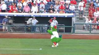 Phillie Phanatic Harasses Hexes amp Rides [upl. by Stavro405]