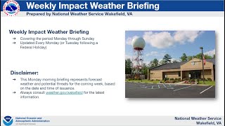 NWS Wakefield Thursday Briefing  Oct 31 2024 [upl. by Aedrahs394]