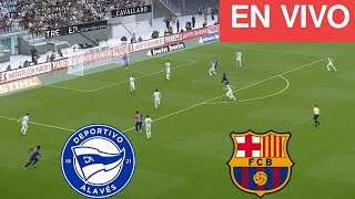 🔴LIVE Alavés vs Barcelona  LaLiga 2425  Match Live Today PES 21 Video Simulation Gameplay [upl. by Ettolrahc]