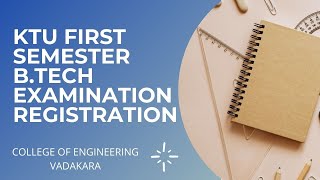 KTU First semester B Tech Registration [upl. by Ecar344]