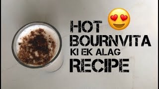 Hot Bournvita simple recipe  हॉट बौर्नविटा बनाने का सबसे आसान तरिका [upl. by Anail620]