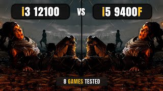 Intel Core i3 12100 vs i5 9400f  9th Gen i5 vs 12th Gen i3  4070 Ti Super [upl. by Llerrem331]