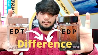 Difference between eau de toilette and eau de parfume  EDT vs EDP Urdu hindi review am fragrance [upl. by Refinaj]