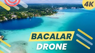 BACALAR 4K DRONE 🇲🇽 Lagoon of 7 Colors MEXICO [upl. by Mukul]