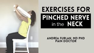 064 Exercises for pinched nerve in the neck Cervical Radiculopathy and neck pain relief [upl. by Em]