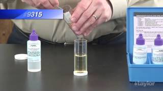 Testing for Phosphonate Using pH Paper and Fluoride Masking Agent K1583 [upl. by Hsepid841]