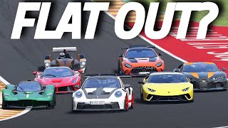 Can Any ROAD CAR Take EAU ROUGE FLAT Out [upl. by Launce286]