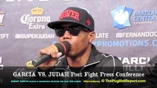 Danny Garcia vs ZAB JUDAH Post Fight Press Conference Zab only BoricuaBoxingcom [upl. by Lemyt]