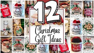 12 DIY DOLLAR TREE CHRISTMAS GIFTS l AFFORDABLE amp EASY DIY HOLIDAY GIFTS l PERSONALIZED CRICUT GIFTS [upl. by Ellehcer298]