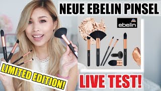 NEUE EBELIN PINSEL LIMITED EDITION IM LIVE TEST l KisusBeautyNews [upl. by Andryc843]