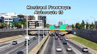 20180520  Montreal Freeways  Autoroute 440 and 15 South  2020 Remastered version [upl. by Nnylaehs]