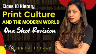 Print Culture and The Modern World Full Chapter  Class 10 History Chapter  Hindi  Shubham Pathak [upl. by Aihsyla]