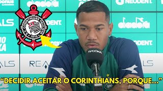 INACREDITAVEL OLHA OQUE O ZÉ GABRIEL FALOU APÓS ACERTO COM O CORINTHIANS NOTICIAS DO CORINTHIANS [upl. by Matta]