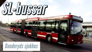 SLbussar vid Danderyds Sjukhus [upl. by Aniteb]