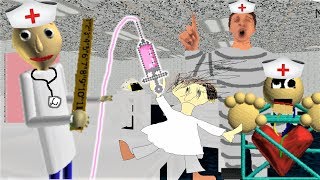 BALDI GOES TO MEDICAL SCHOOL  Baldis Basics MOD Baldis Hospital [upl. by Attolrac303]