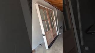 Door 72x80 Double Mahogany Door Tracy Flip Make A Front Door Stand Out Video 9 14 2022 [upl. by Kylander855]