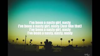 Tinashe  Nasty lyrics [upl. by Anatolio309]