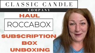 Roccabox unboxing and candle  wax melt haul [upl. by Seen]