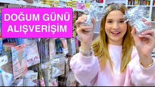 Doğum Günü Alışverişi Vlog Ecrin Su Çoban 18 Yaş [upl. by Ardnayek]