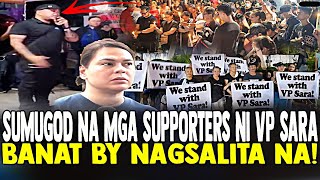 NAGSALITA NA SI BANAT BY AT MGA SUPORTERS NI VP SARA SUMUGOD NA SA HOSPITAL HINDI BINALITA NG MEDIA [upl. by Neville]