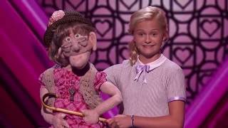 Darci Lynne The Ventriloquist All Performances  Americas Got Talent [upl. by Darcie]