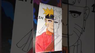 Naruto drawing pt 1 viral art short trend [upl. by Leinaj]