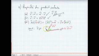 Ma3  Géométrie vectorielle  Construction du produit Scalaire VERSION A [upl. by Mariande]