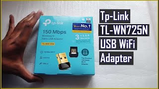 TP Link USB WiFi Adapter TLWN725N  Unboxing amp Testing [upl. by Tybi846]